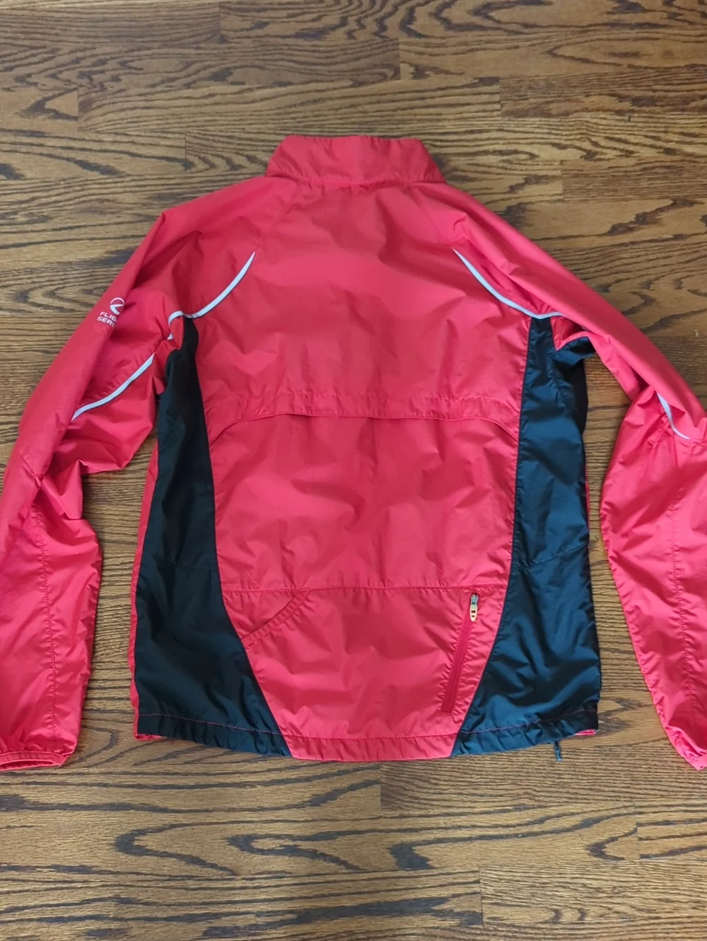 The North Face Cycling Reflective Windbreaker Flight Series Zip Up Jacket Sz S